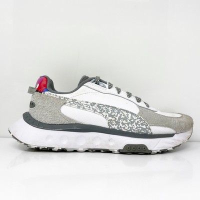 

Кроссовки Puma Mens Wild Rider 382913-01 Белые Кроссовки для бега Размер 8, Белый, Wild Rider