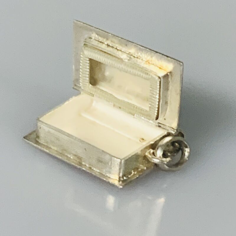 Miniature Charm Box Vinaigrette? Sterling Silver