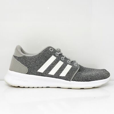 

Adidas Womens Cloudfoam QT Racer AW4313 Серые кроссовки Кроссовки Размер 9.5, Серый, Cloudfoam QT Racer