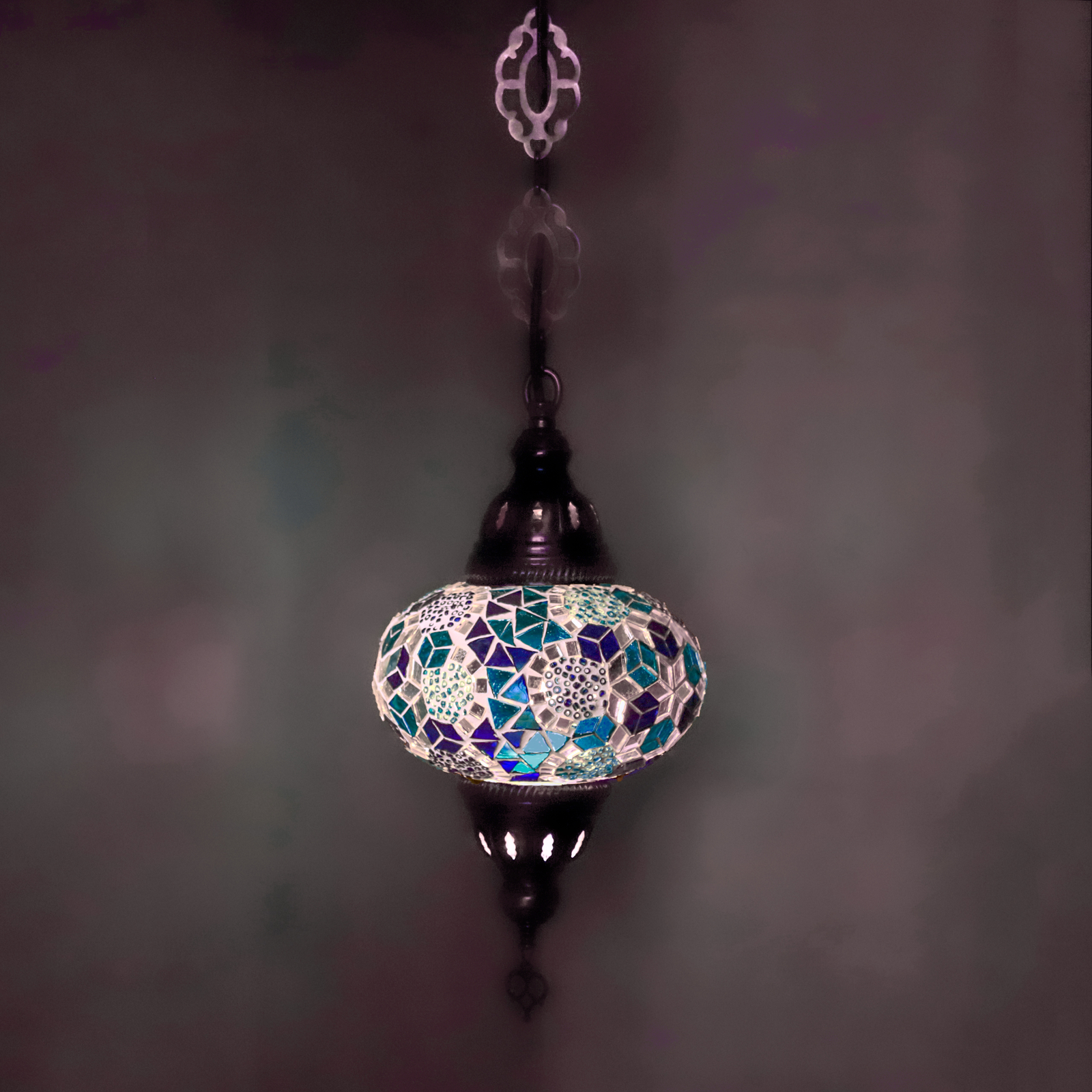 Turkish Moroccan Mosaic Ceiling Hanging Pendant Light Fixture Lamp Lantern