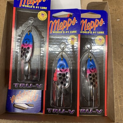 6PC Mepps Comet Tru-V Size 4 1/3oz Rainbow Trout