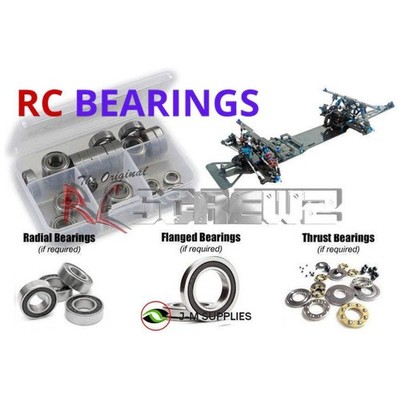RCScrewZ Rubber Shielded Bearings cus019r for Custom Works Patriot V2 Drag | KIT
