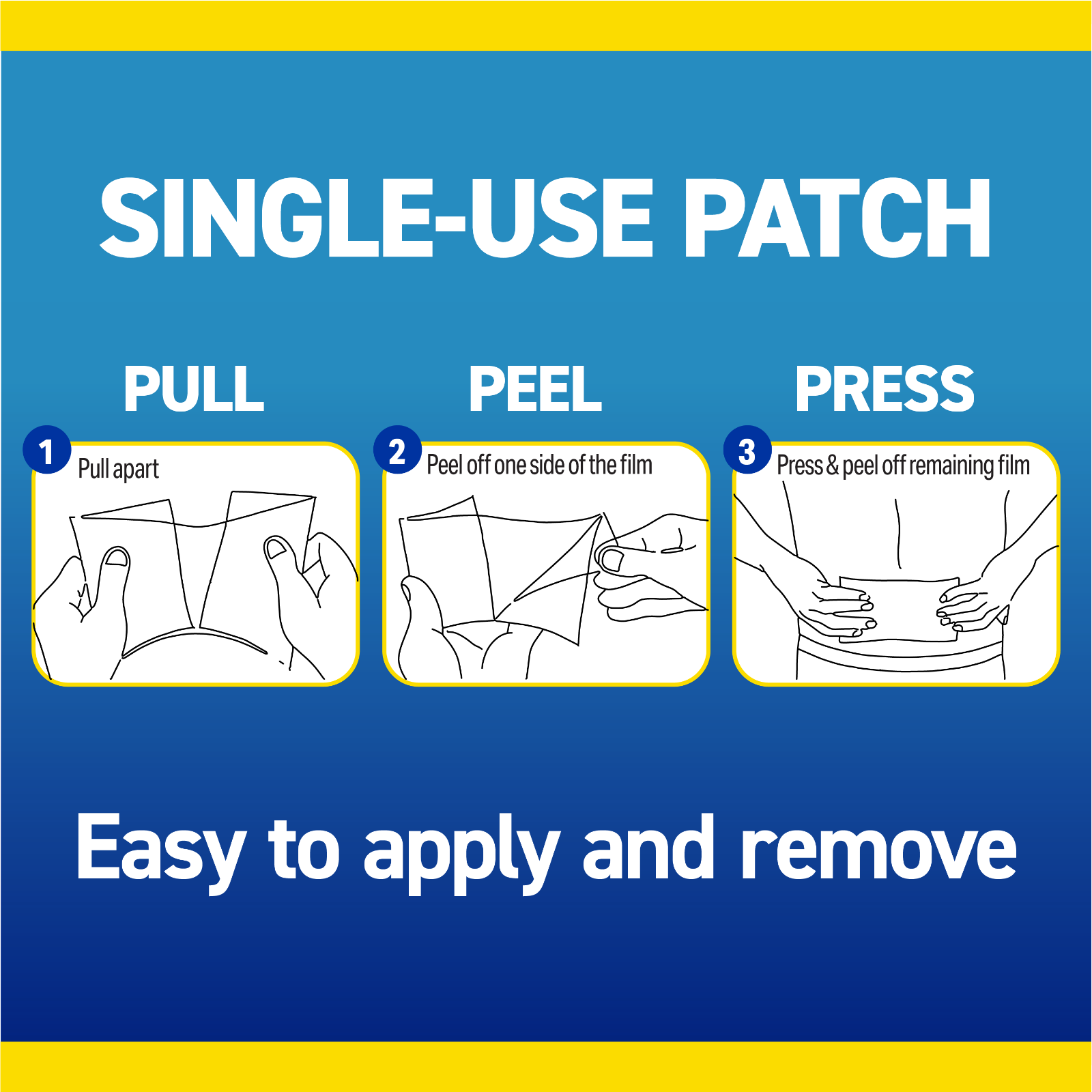 Lidocaine 4% Patch | Maximum Strength Pain Relief 15 Count |