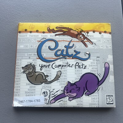 Catz: Your Virtual Petz PC CD-Rom Windows Virtual Pet Simulation Game W/ Dogz