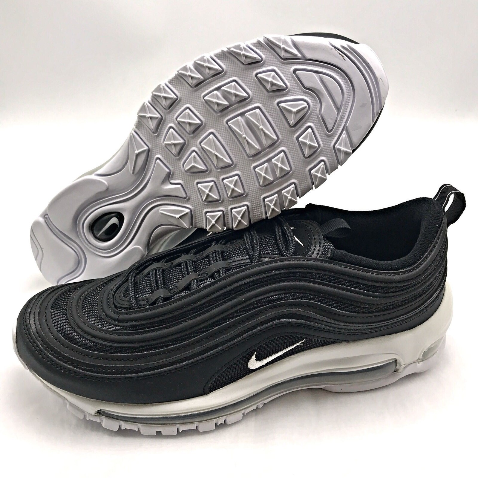 Nike Air Max 97 Black White Men's Shoes 921826-001 Men's Nike Air Max 97 Black White Men's Shoes 921826-001 Men's