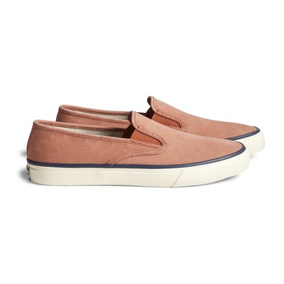 

Sperry Top-Sider Unisex Unisex Cloud Slip On Deck Sneaker Washed Red 12 M Shoes
