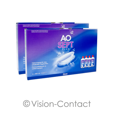 Alcon - 2x AoSept Plus - 4x 360ml / 4x Behälter