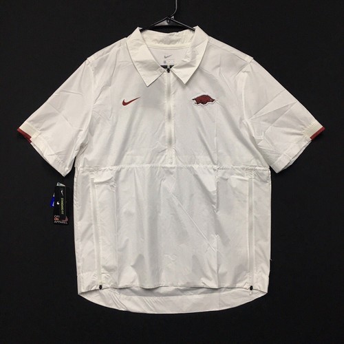 Мужской пуловер Nike Arkansas Razorbacks, размер M, средний топ с молнией 1/2 по бокам, #148