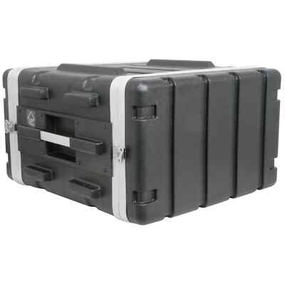 Pulse ABS-6U 19" 6U Rack ABS Flight Case | Rack Mount Carry Case with Handle
