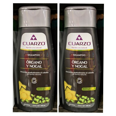 Shampoo Tonificador de Color Negro Organo y Nogal 2 bottles for $25.99