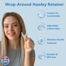 Custom Fit Hawley Retainer After Braces, Durable Dental Retainer, Upper and Lower Hawley Retainers for Teeth for Adults and Kids, 2 Pack