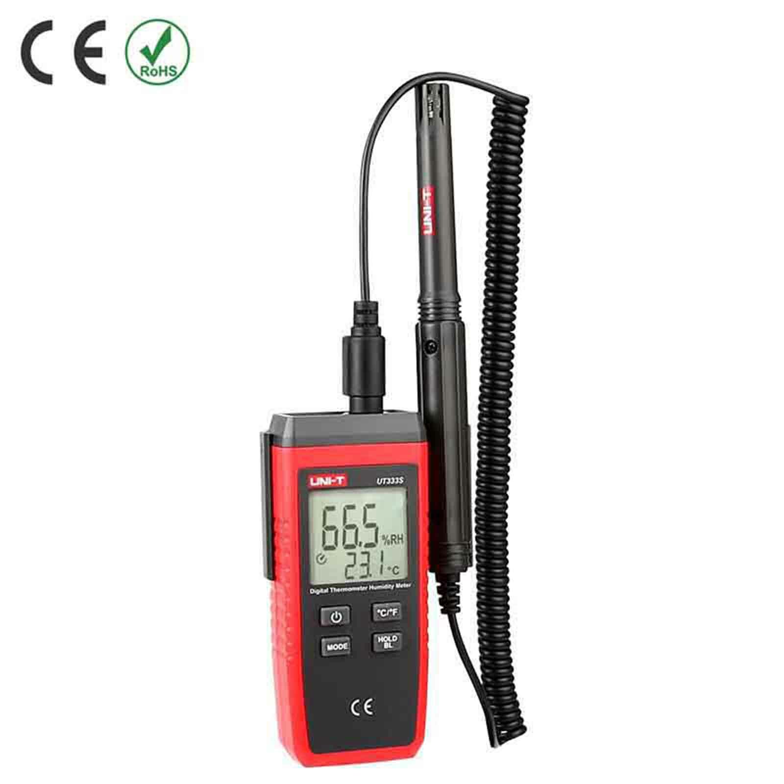 UNI-T UT333S Mini Temperature and Humidity Meter LCD Digital Thermo-Hygrometer✦K