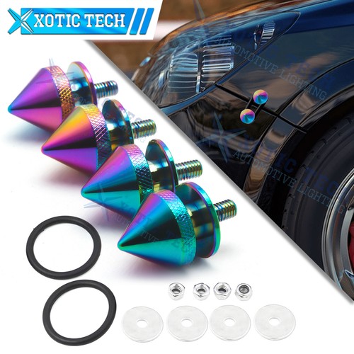 Neo JDM Spike Aluminum Quick Release Fasteners Kit For Bumper Trunk Hatch Lids