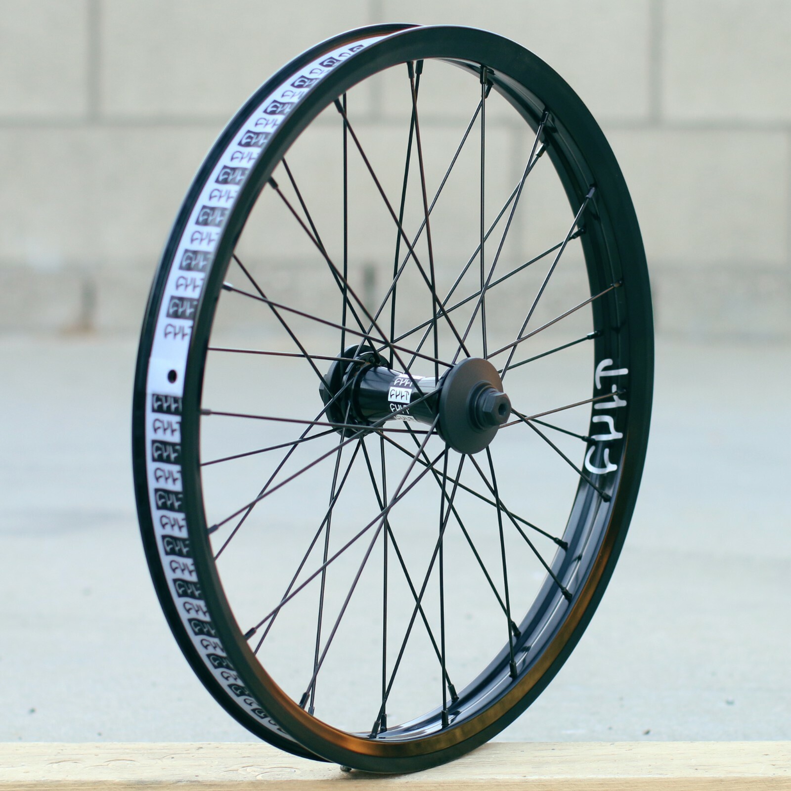 CULT BMX BIKE CREW v2 FRONT BICYCLE WHEEL BLACK | eBay