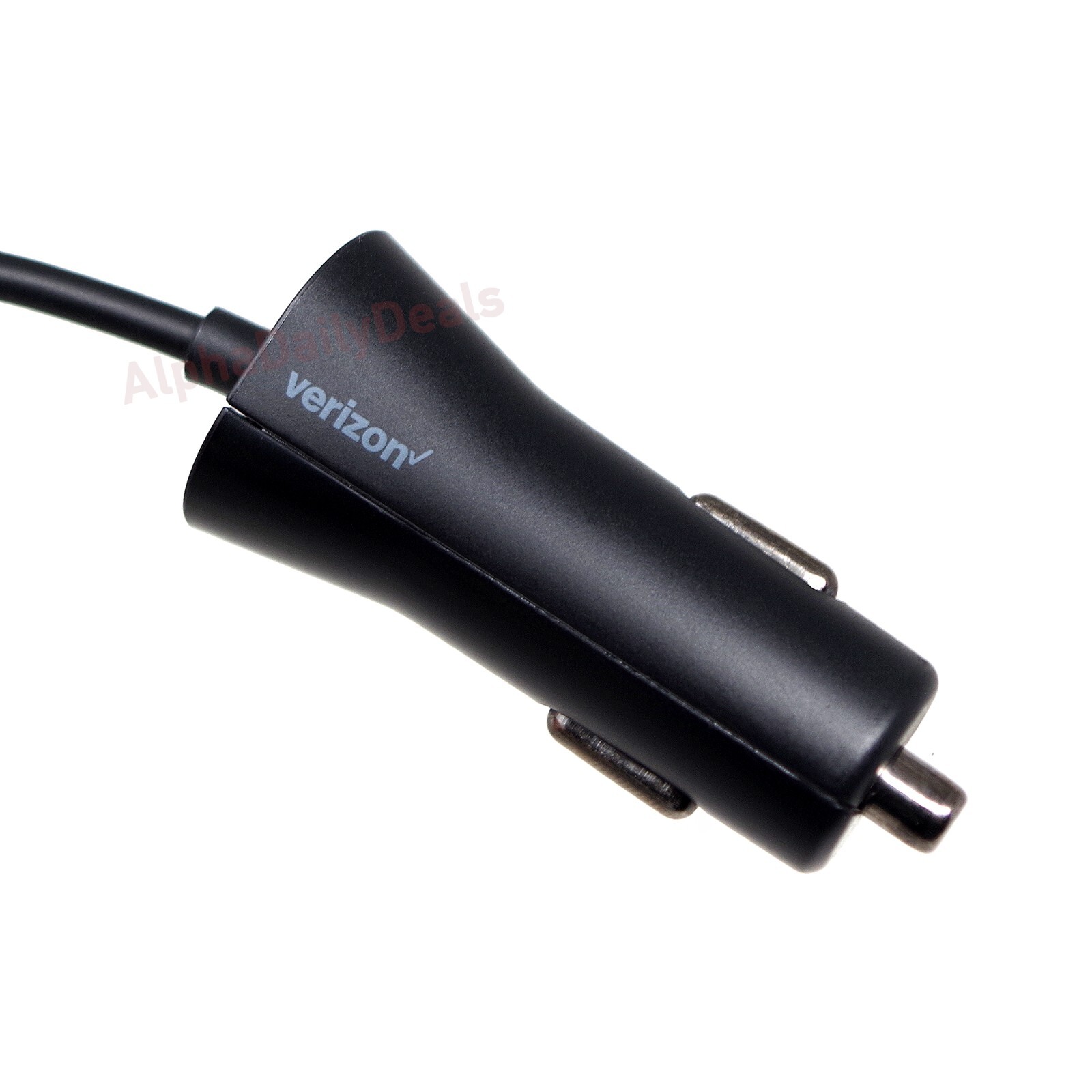 Genuine OEM Verizon 30W Fast Charge USB-C Type C Coiled Car Charger LED Android