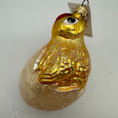 1997 Christopher Radko Spring Debut 5'' Ornament 97-192-0 Easter Chick
