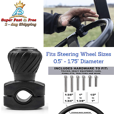 Trucks Steering Wheel Spinner Car Power Handle Knob Universal Fit Forklift Mower