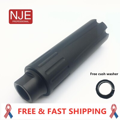 4.5''  XL Extra Long Linear Precision Comp 1/2x28 for 9mm Aluminum Black