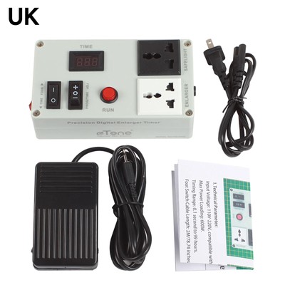 eTone Precision Digital Enlarger Timer With Foot Switch Darkroom Photo Printing