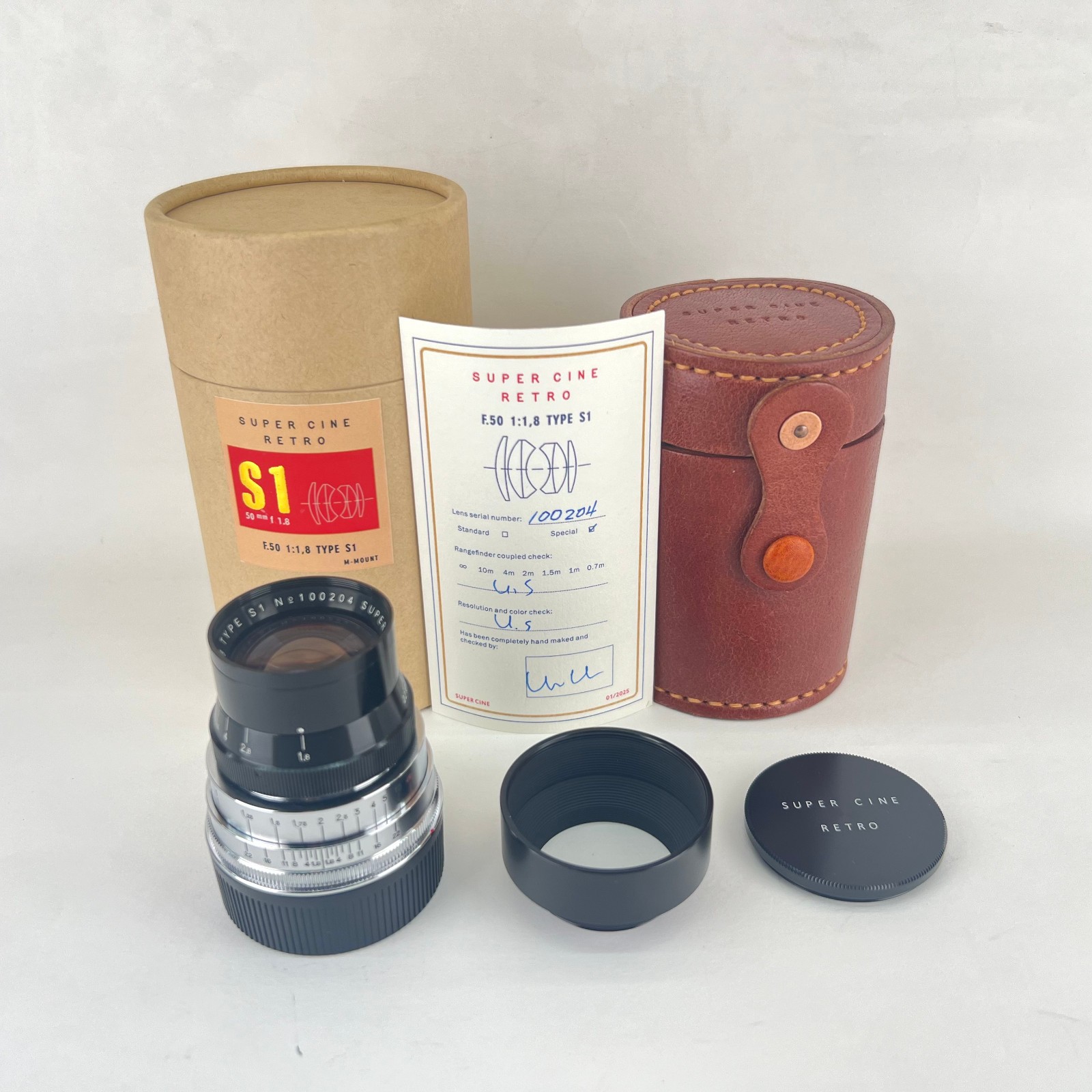 imitation of Angenieux S1 50mm F1.8 Super Cine Retro for