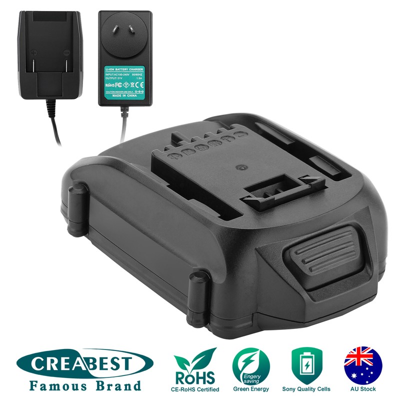 18v 3.5ah Li-Ion Battery/Charger For Worx Wa3512.1 Wa3512 Rockwell Rw9161 Wa3525