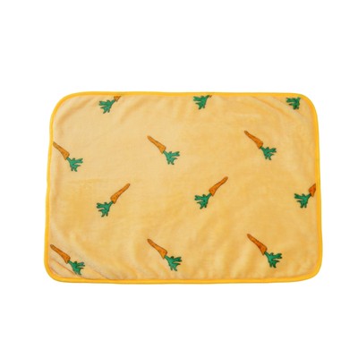 Pet Mattress Food Printing Rest Warm Milk Bottle Pattern Dog Mat Washable