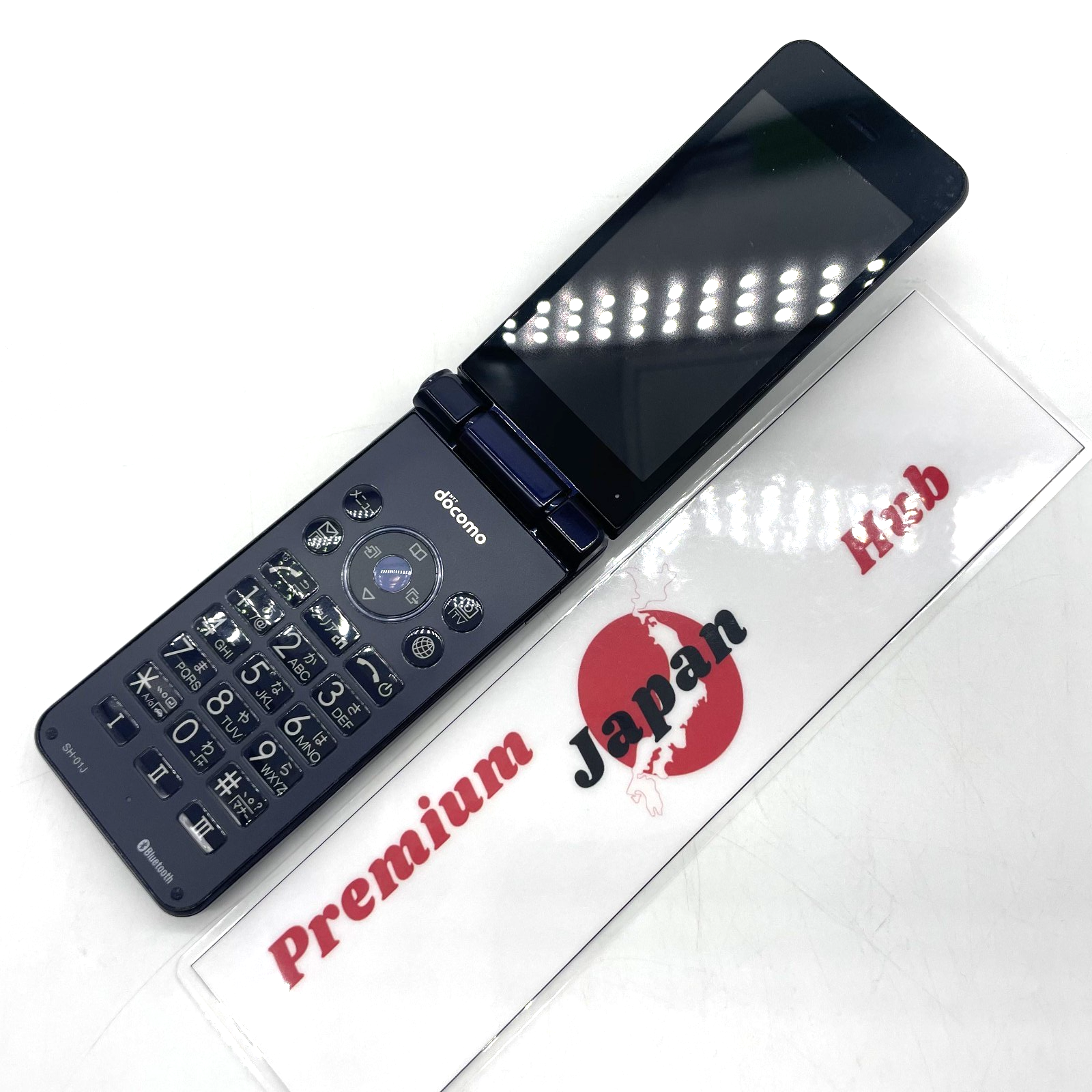 SHARP AQUOS SH-01J Black Android Flip Phone Unlocked SIM
