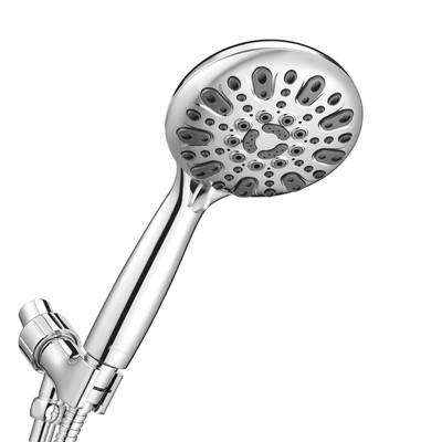 , 6 Spray Setting High Pressure Shower Head Wit...