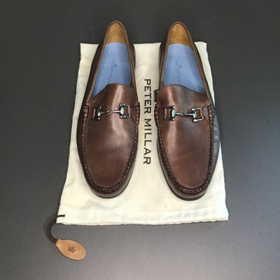 Peter Millar Mens Driving Loafers Shoes 