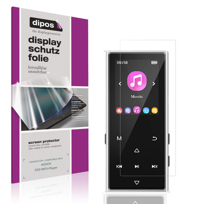 4x Screen Protector for AGXOV D50 MP3-Player Protection Crystal Clear dipos