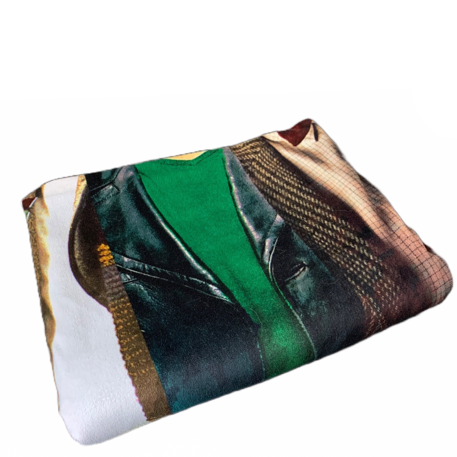 BBC Dr. Who Velveteen Throw Blanket 11 Doctors 50x60