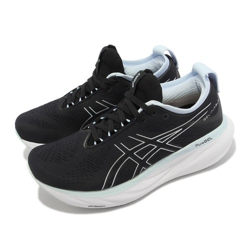 

Asics GEL-Nimbus 25 Black Reborn Blue White Women Running Sports 1012B356-003, Черный, Gel-nimbus 25