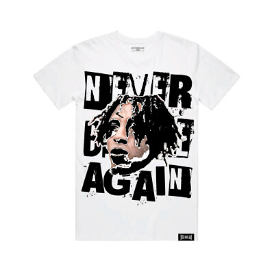 WHITE NEVER BROKE AGAIN EMO ROCKSTAR TSHIRT