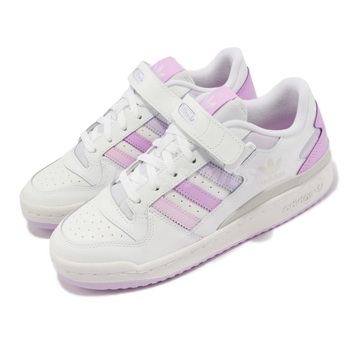 

Adidas Originals Forum Low W Белый Фиолетовый женский ремешок Повседневный образ жизни FZ5946, Forum Low W