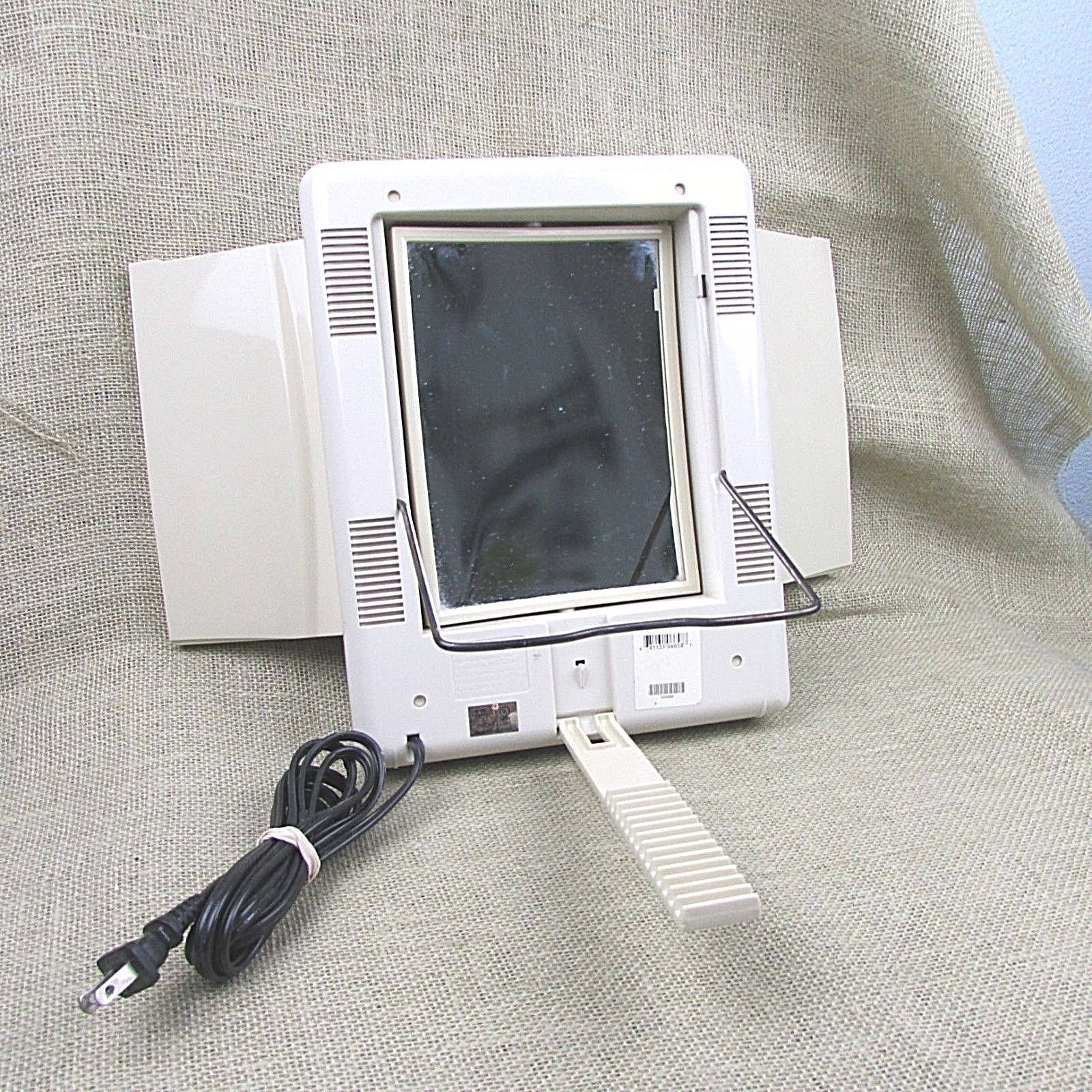 Ge Tri Folded Lighted Magnifying Makeup Mirror Home Office Day