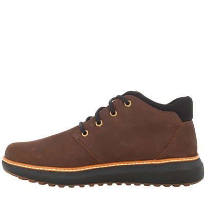 Pre-owned Timberland A24us Tb0a6a8nw07 Hudson Road Mid Lace Gtx Chukka Boots In Brown