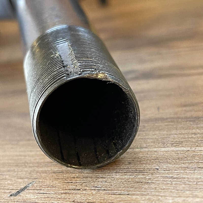 Vintage 1-inch 1&rdquo; Threaded Wide Lugged Crown 26 MTB Fork Short 146 Steerer Gray