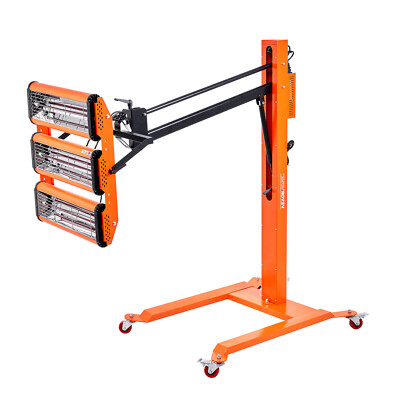 VEVOR 3300W High Power Infrared Paint Curing Lamp for Auto Drying Heating 1 Pack