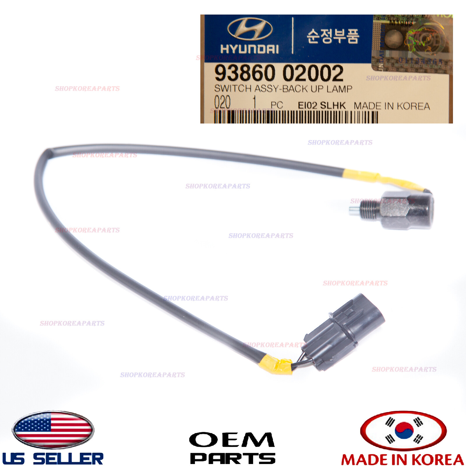 ② Genuine Drive Reverse Light Switch ⭐OEM⭐ Hyundai Atoz Atos 2001