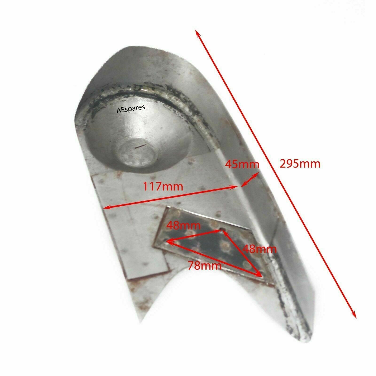 Indian Chief Civilian Plunger Chain Guard & Generator Belt Cover 1940 -1953 