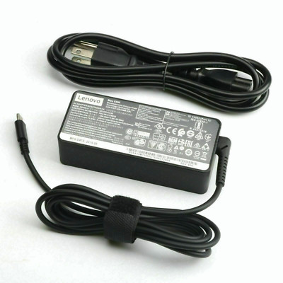 Genuine 65W USB-C Adapter Charger For Lenovo ThinkPad X1 Carbon Yoga ADLX65YLC3A