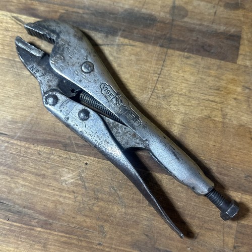 【新品未使用】USA PETERSEN社製 VISE GRIP 7WR Vintage PETERSEN Vise Grip 7WR Locking Jaw Pliers Made in
