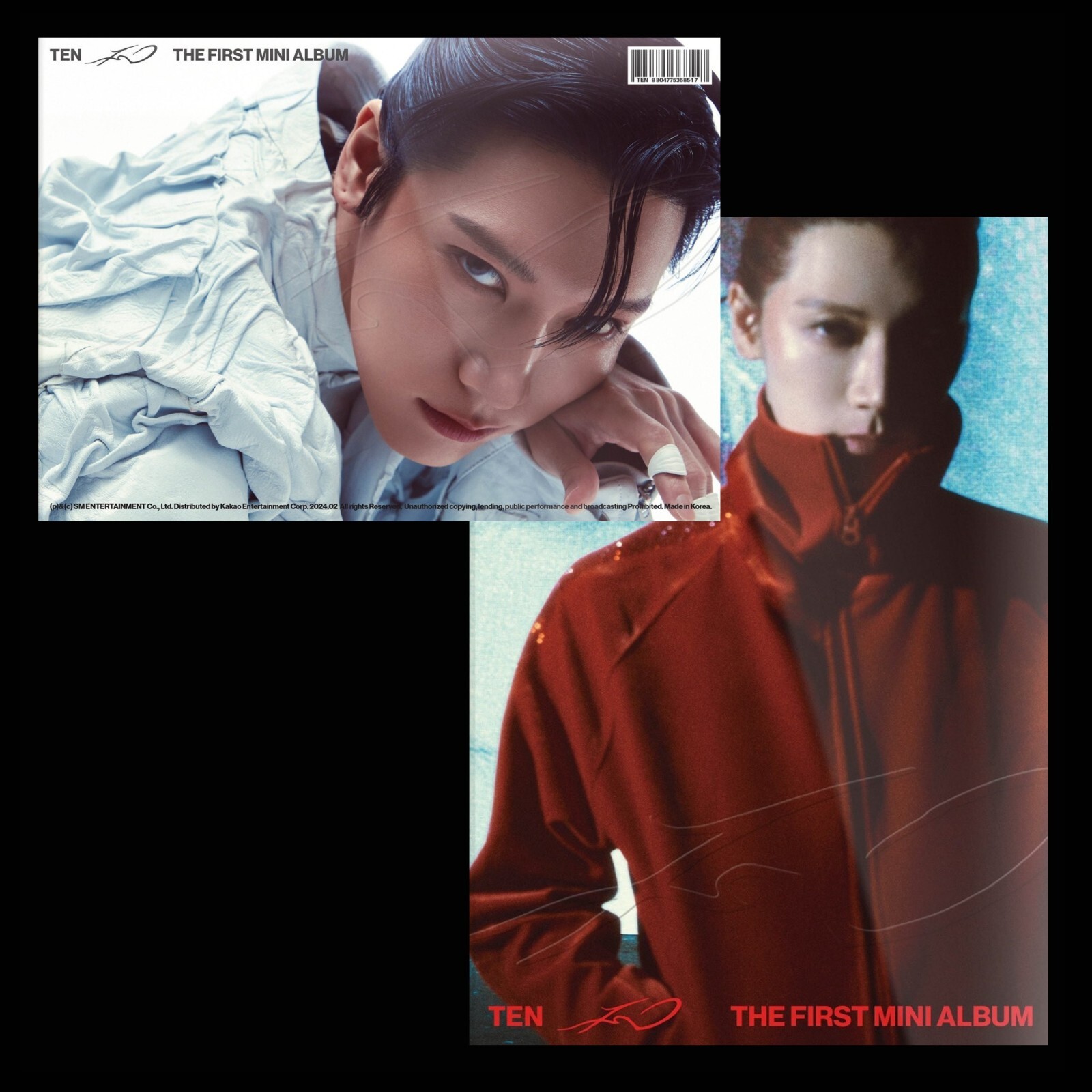 TEN NCT WayV 1st Mini Album [TEN] 2Ver SET CD+P.Book+P.Card+