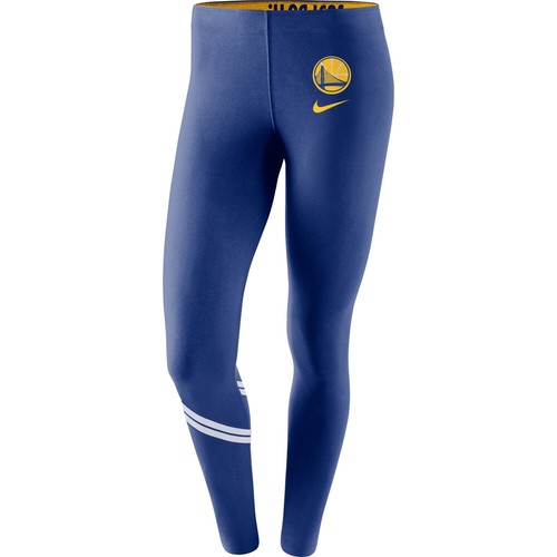 [931252-495] ЖЕНСКИЕ ЛЕГГИНСЫ NIKE NBA GS WARRIORS ESSENTIAL В ПОЛОСКУ, ОБЛЕГАЮЩИЕ ФИГУРУ