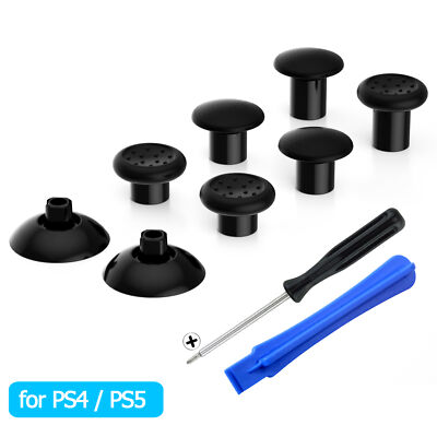 Adjustable Analog Joystick Replacement Thumbstick Set for PS5 for PS4 Controller