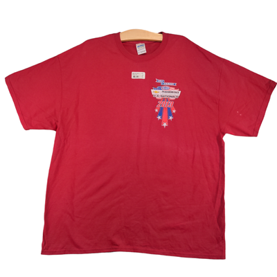 Gildan cardinal red t cheap shirt