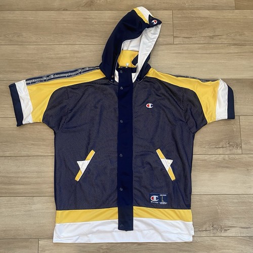 Vintage Champion USA Track Suit 90s Blue Yellow Men's Size