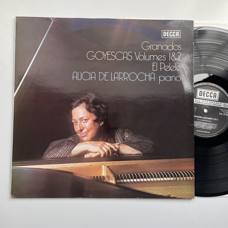 Lp Granados: Goyescas - Alicia De Larrocha - Decca Sxl 6785 Uk Press