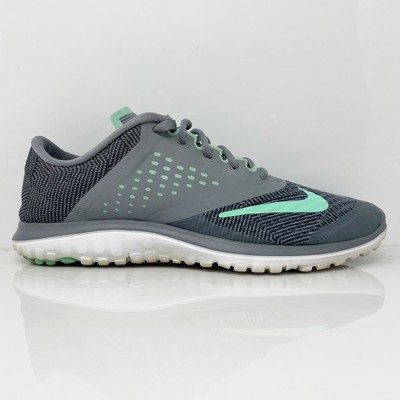 Nike Womens FS Lite Run 2 Premium 704881-012 Серые кроссовки для бега Размер 8