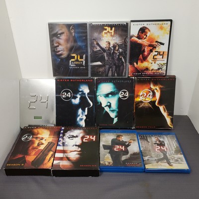 24 Complete Series + Live Another Day, Redemtion & Legacy DVD & Blu-Ray